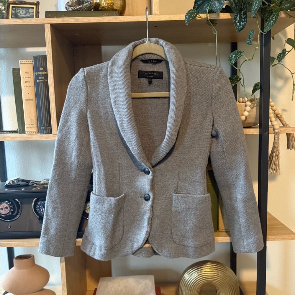 Rag & Bone Merino Wool Stretch Blazer